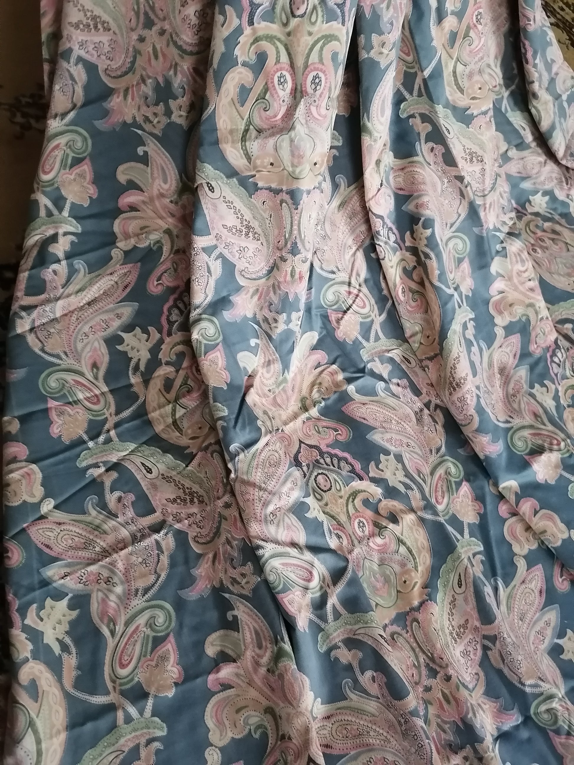 Vintage Curtains French Fabric 2m20LVintage Curtains French Fabric 2m20L x 2m60W