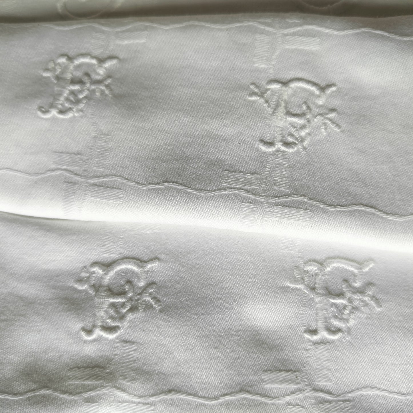 French Linen Napkins Pair f.f Christmas Table