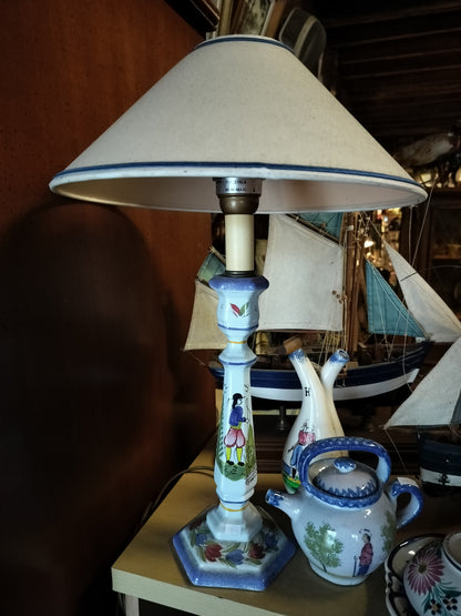 Henriot Quimper Lamp French table lamp